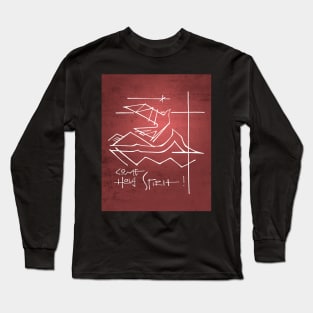 Holy Spirit religious symbols and phrase Long Sleeve T-Shirt